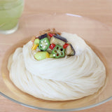 閲覧用【142747】野菜5種の彩り和え(なす、おくら、枝豆、赤・黄ピーマン)300㌘